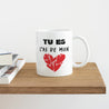 Mug Blanc Tu es l'as de mon cœur photo N° 4