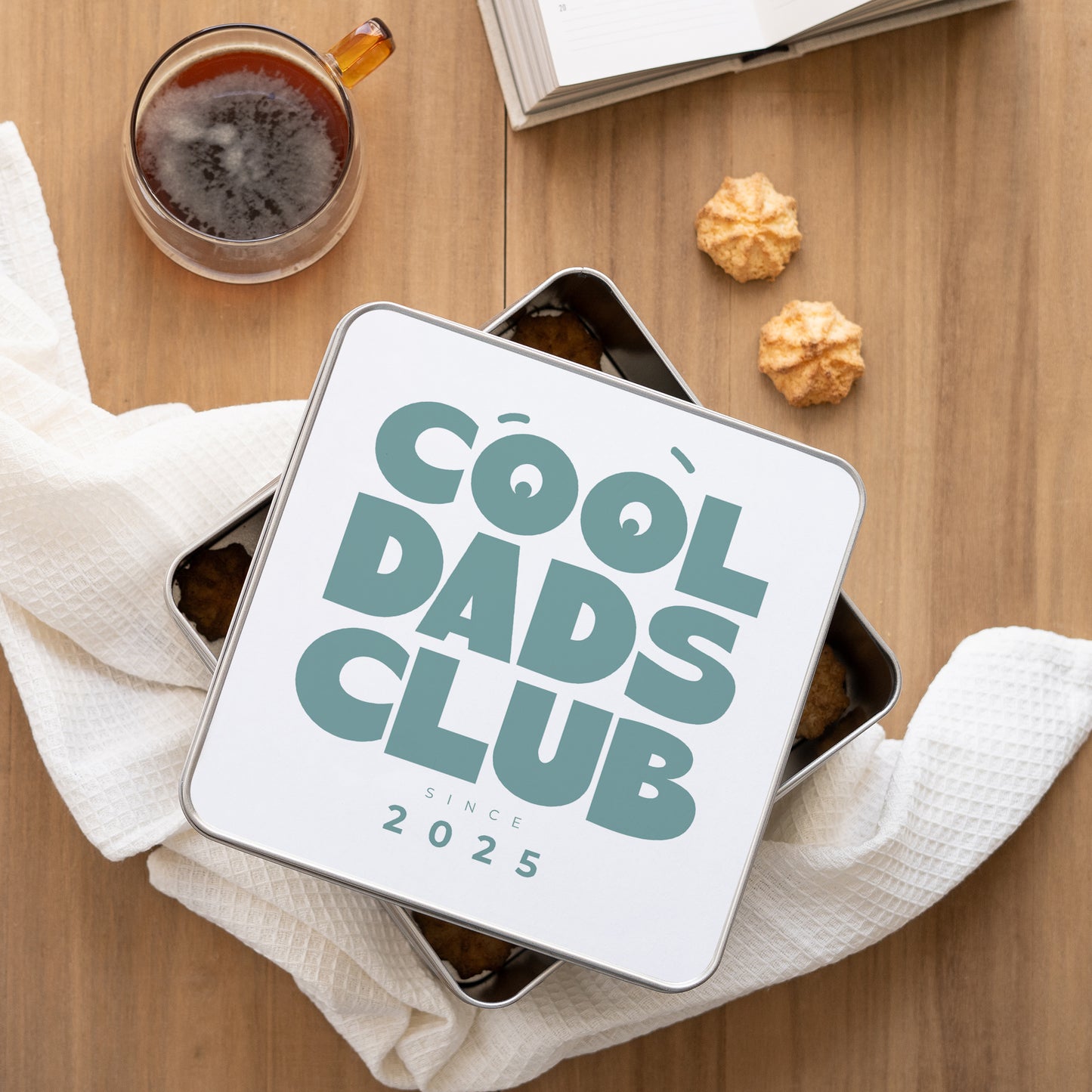 Boite métallique Carrée Cool Dads Club photo N° 1