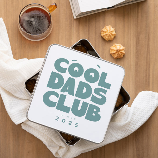 Boite métallique Carrée Cool Dads Club photo