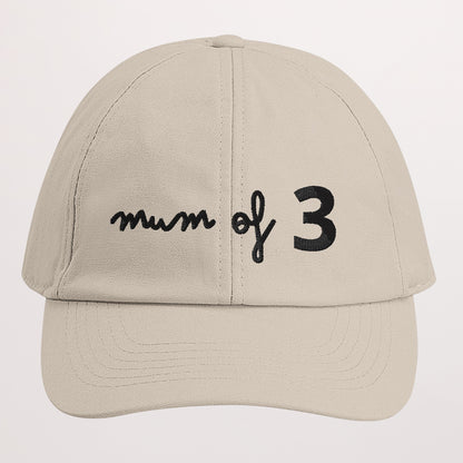 Casquette Brodée Beige Mum of ... photo N° 1