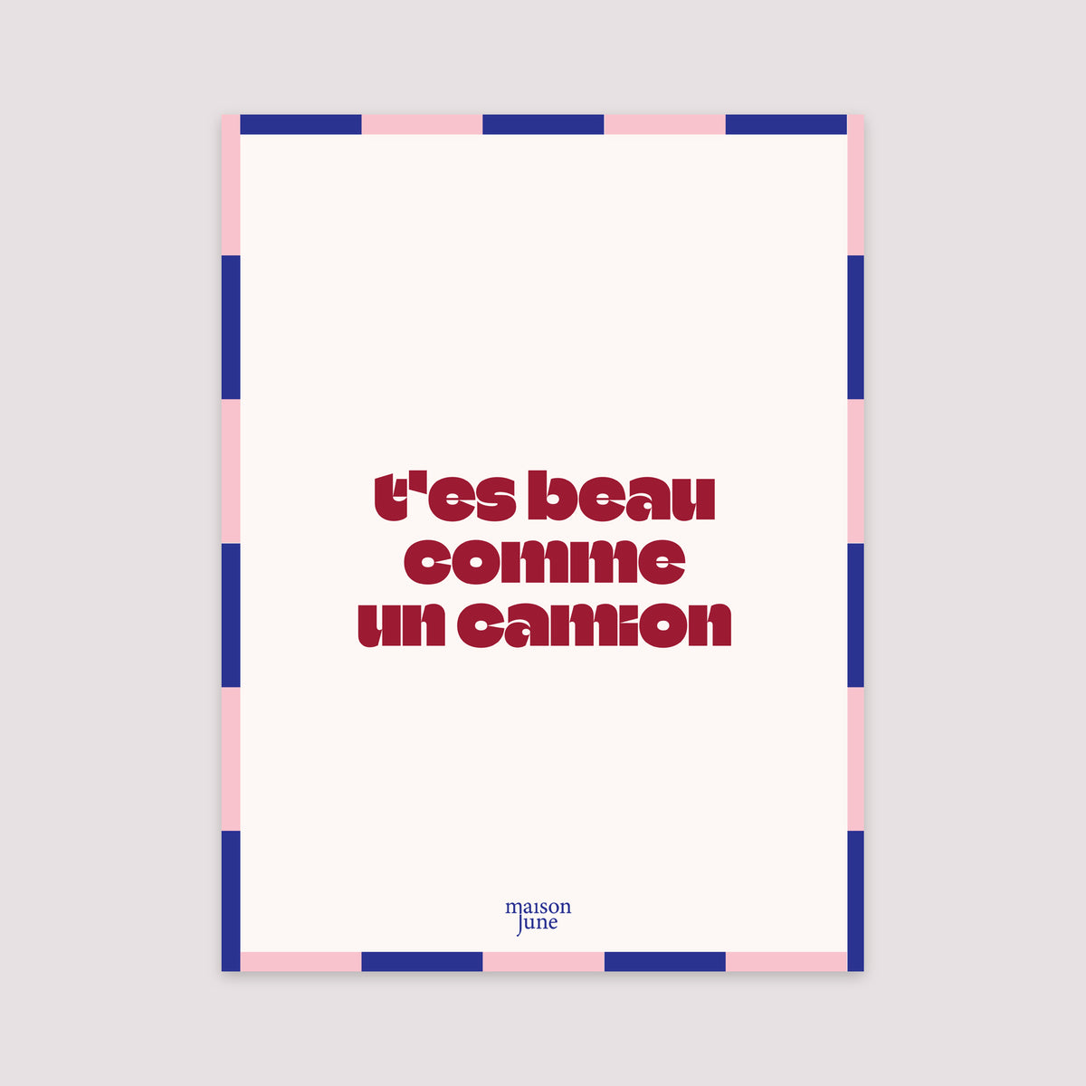 Affiche Portrait 30 x 40 cm Beau comme un camion photo N° 2