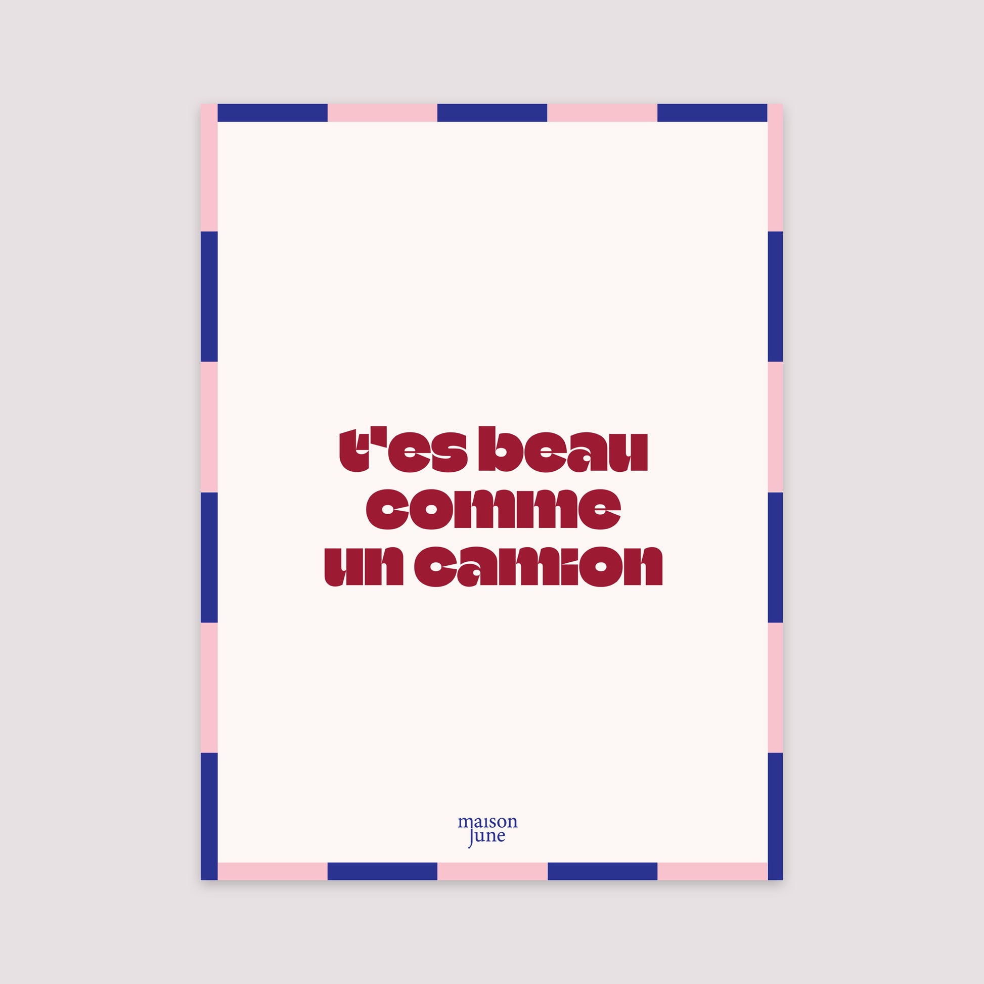Affiche Portrait 30 x 40 cm Beau comme un camion photo N° 2