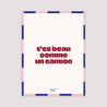 Affiche Portrait 30 x 40 cm Beau comme un camion photo N° 2