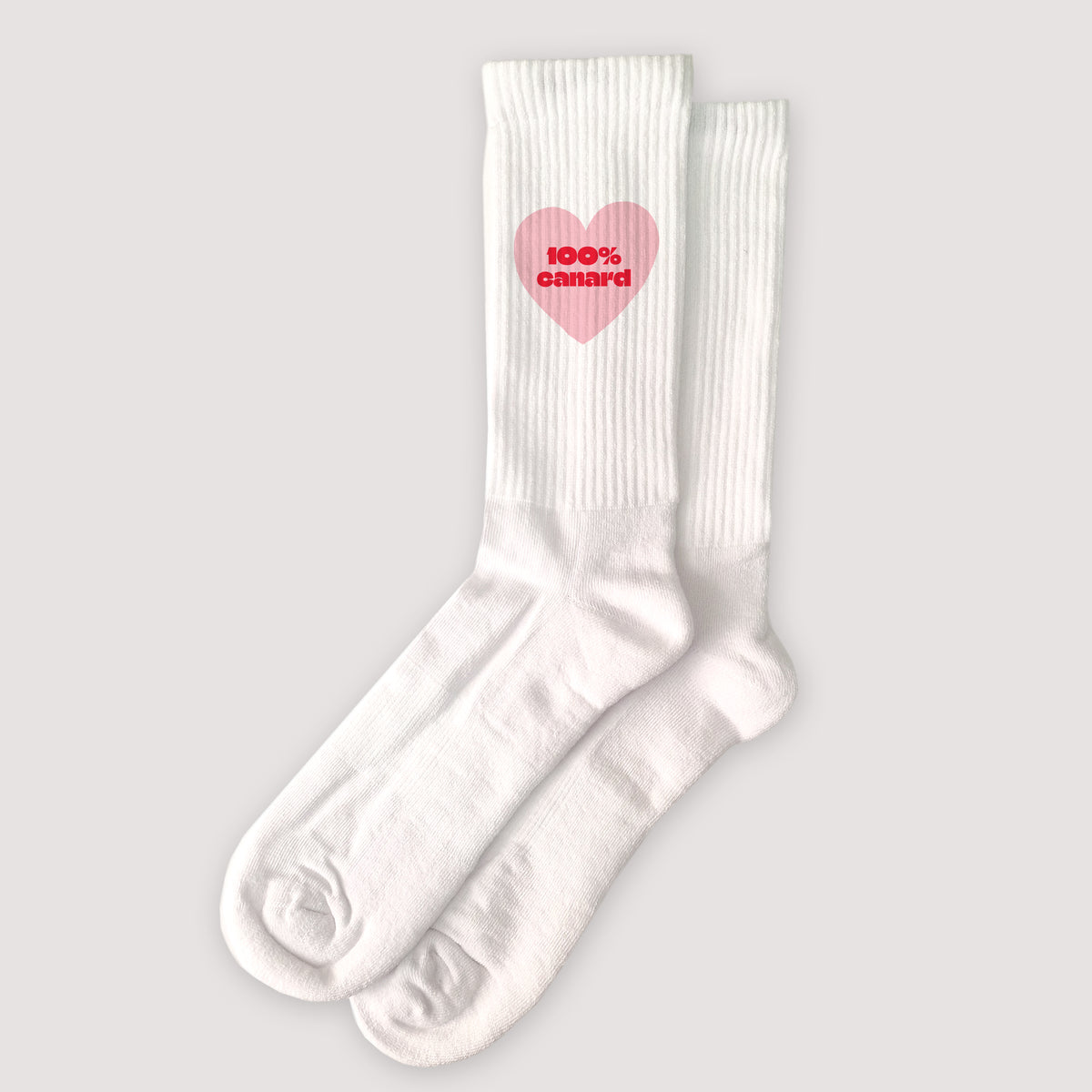 Chaussettes homme Blanches 100% canard photo N° 1