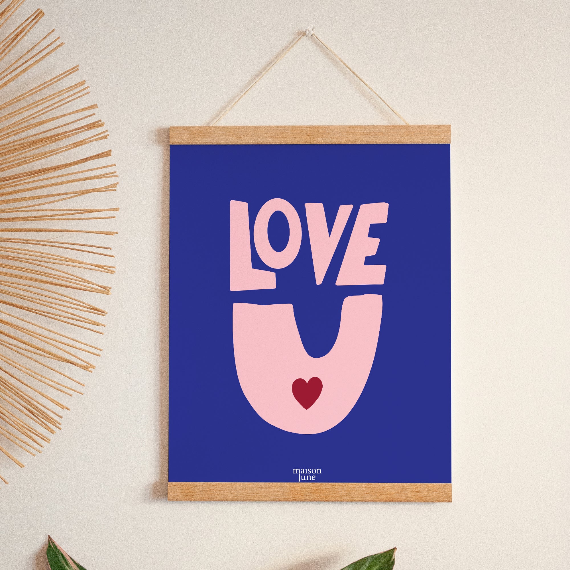 Affiche Portrait 30 x 40 cm Love à emporter photo N° 1