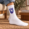 Chaussettes femme Blanches Love, toujours photo N° 2