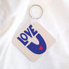 Porte-clés Carré Love, toujours photo N° 1