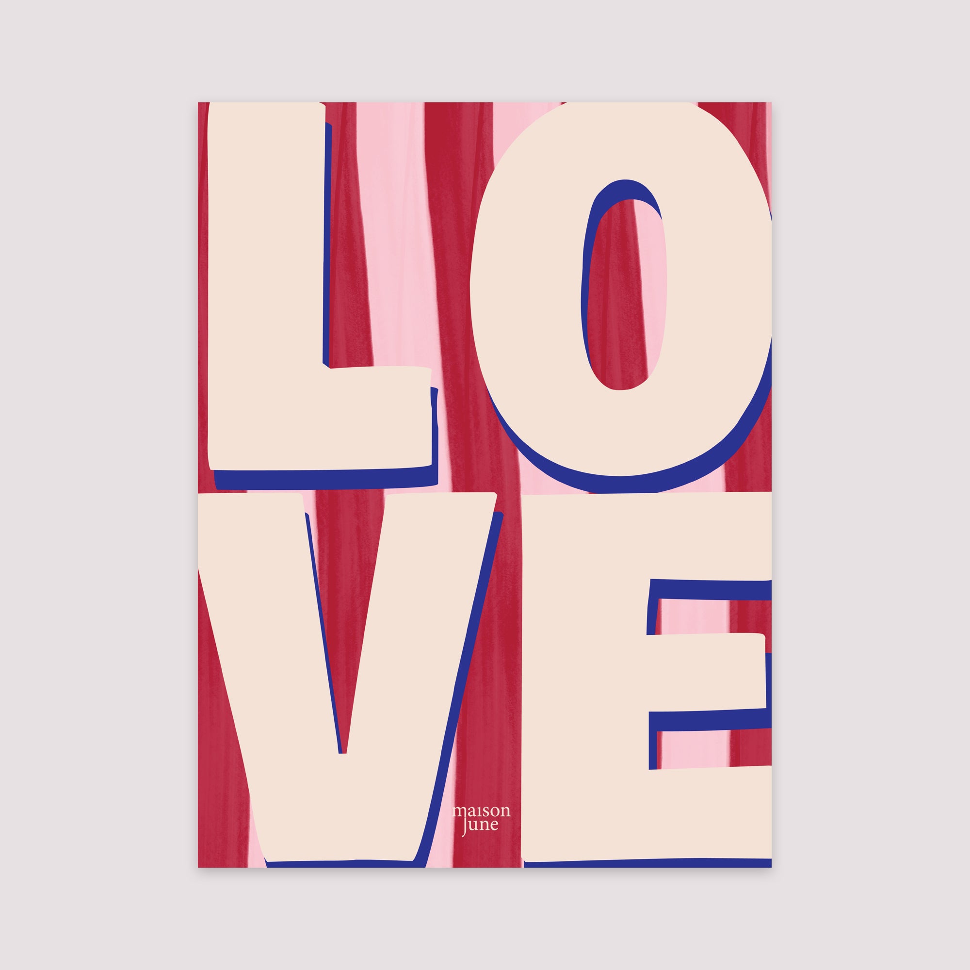Affiche Portrait 30 x 40 cm Love XXL photo N° 2