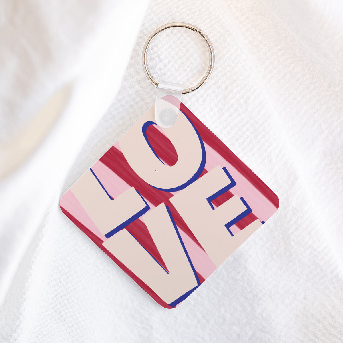Porte-clés Carré Love XXL photo N° 1