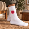 Chaussettes homme Blanches Cagnard dans mon cœur photo N° 2