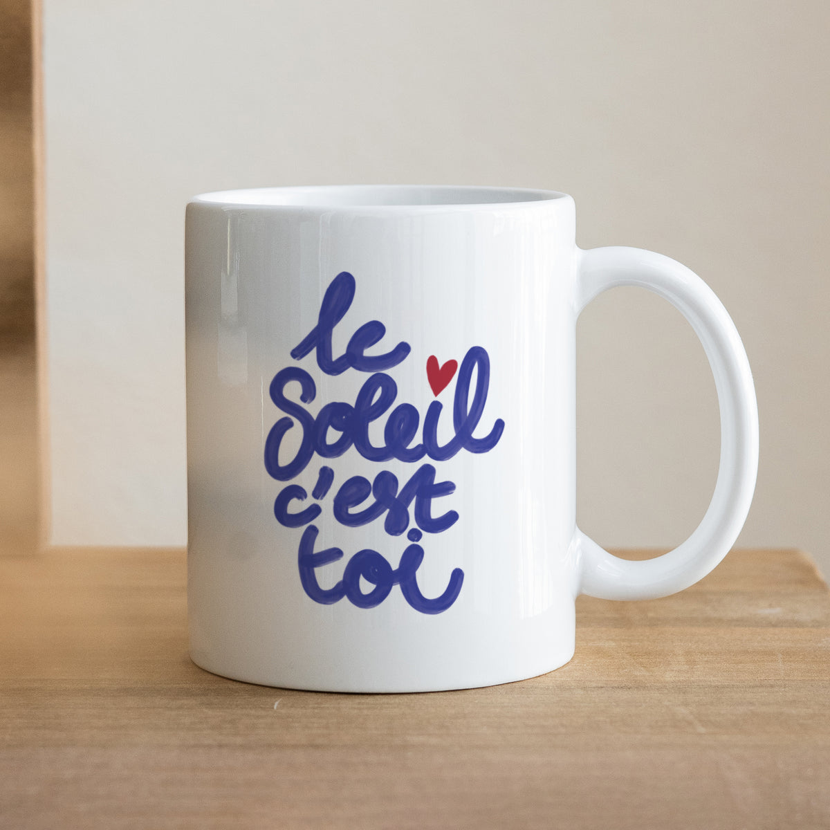 Mug Blanc Le soleil c'est toi photo N° 1