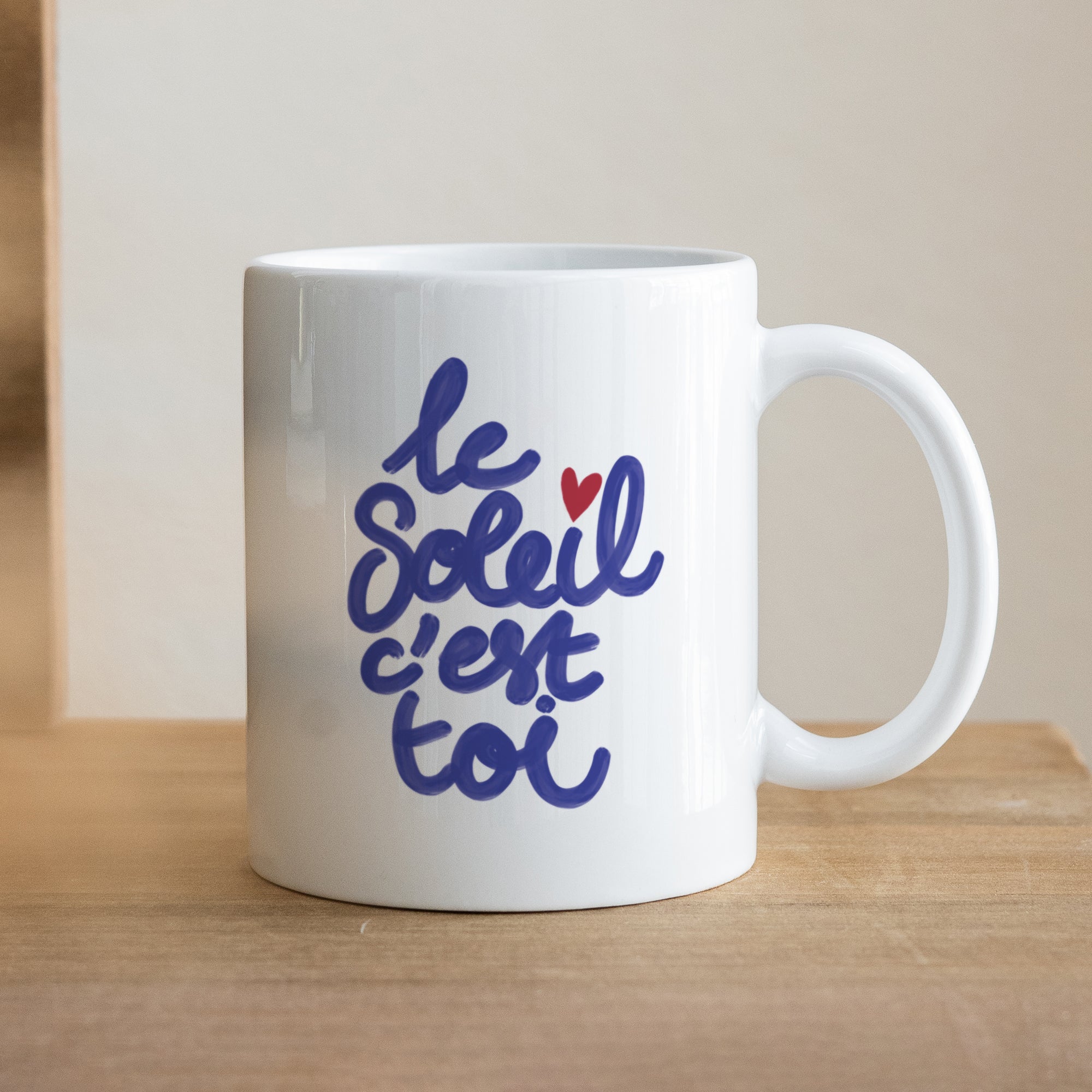 Mug Blanc Le soleil c'est toi photo N° 1