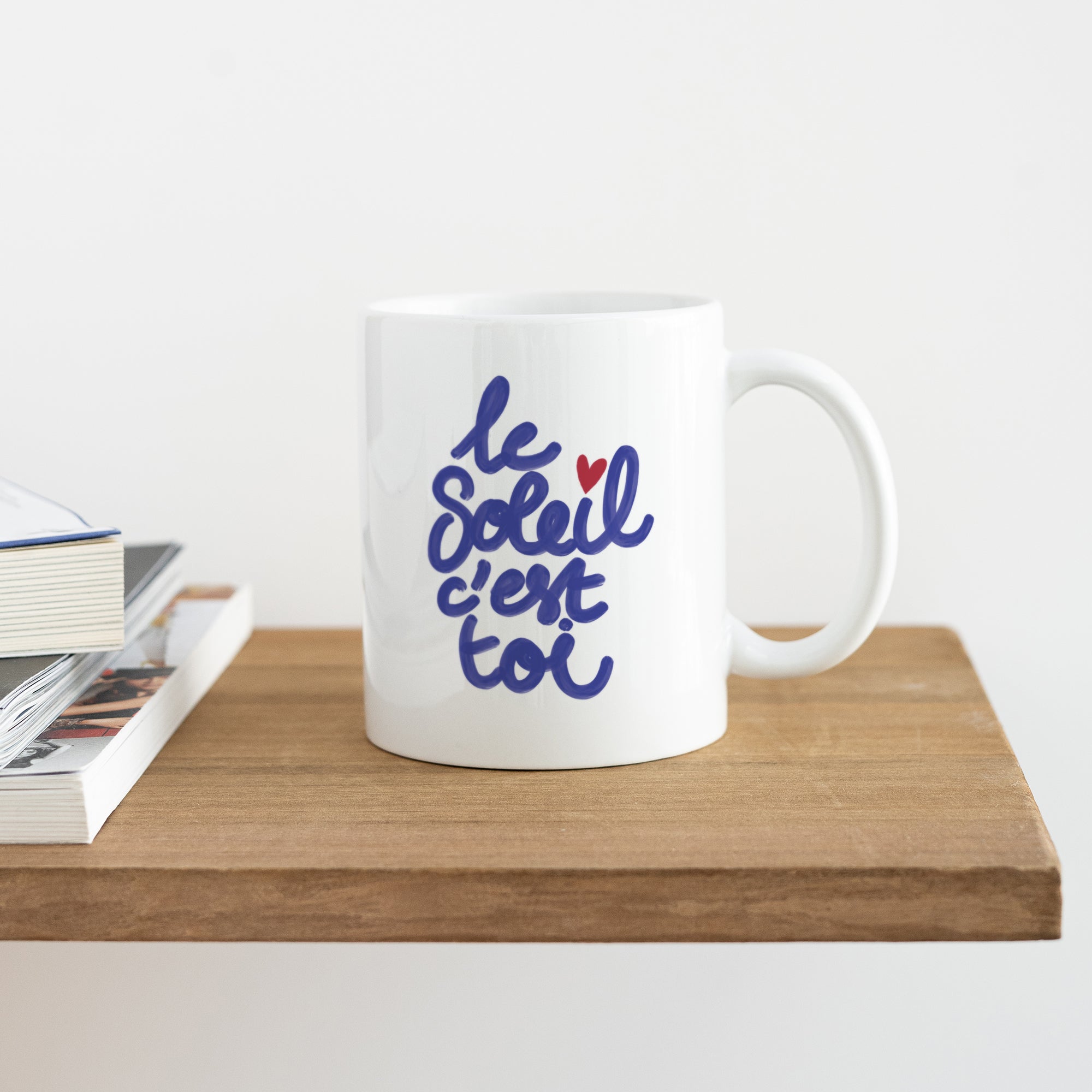 Mug Blanc Le soleil c'est toi photo N° 4