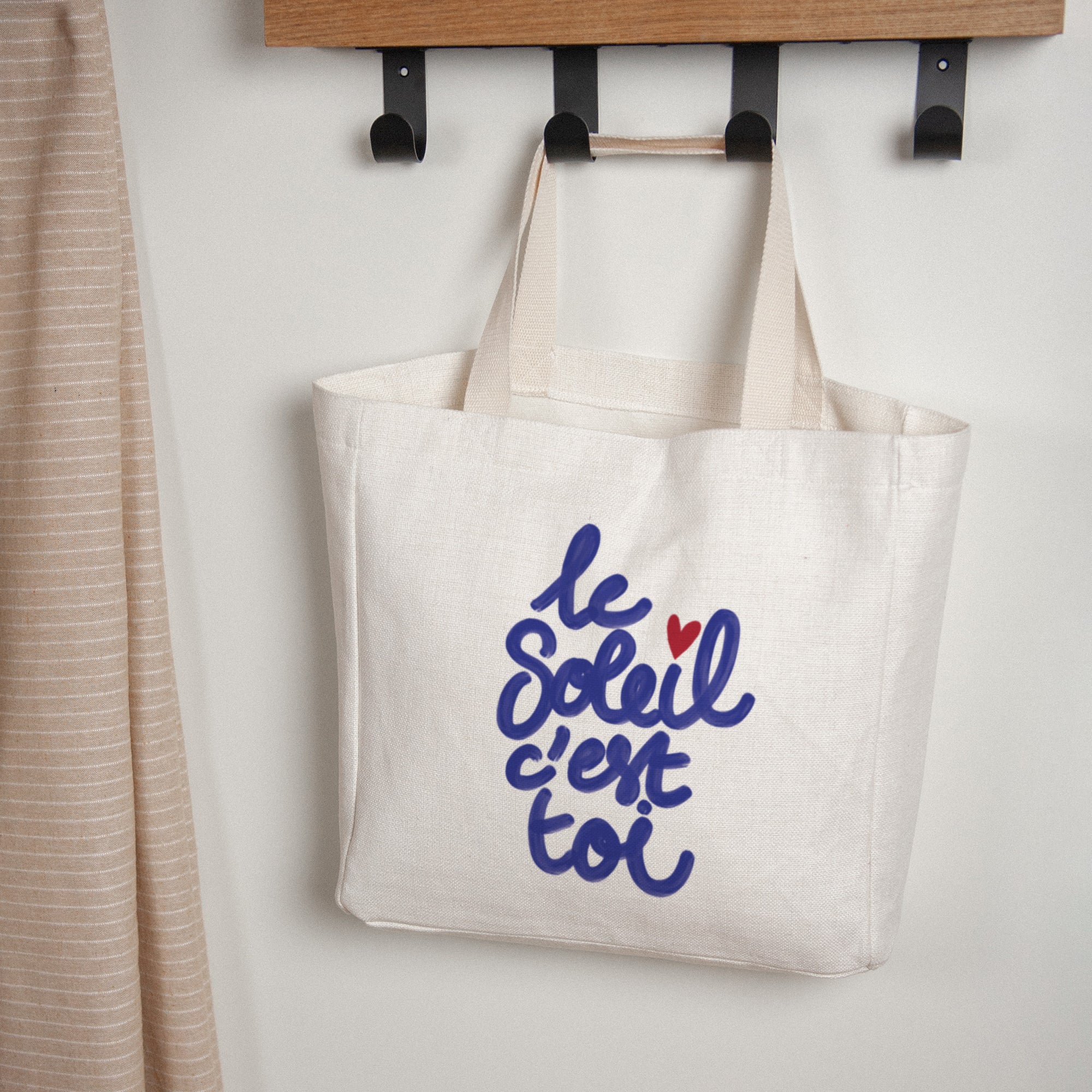 Tote bag Anse en toile Le soleil c'est toi photo N° 1