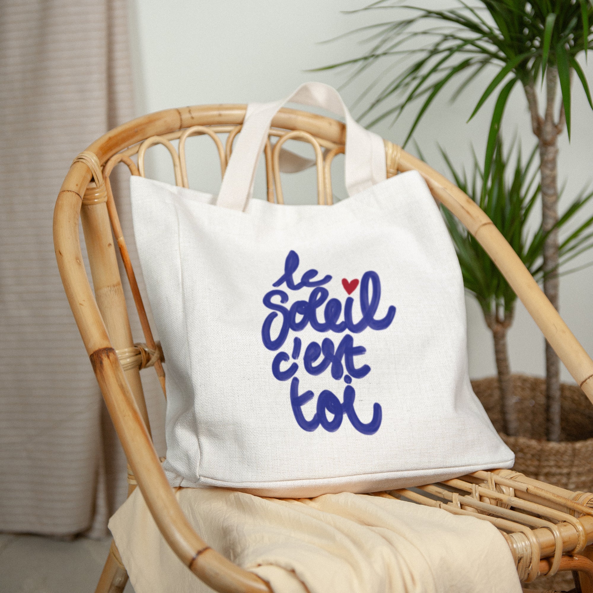 Tote bag Anse en toile Le soleil c'est toi photo N° 2