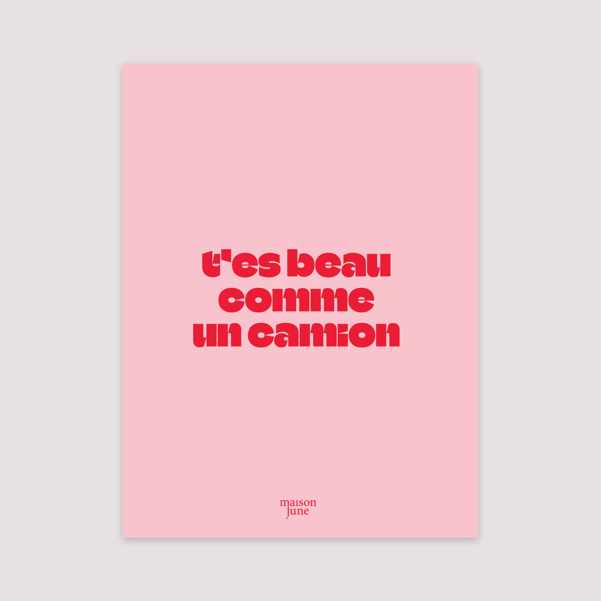 Affiche Portrait 30 x 40 cm Beau comme un camion II photo N° 2