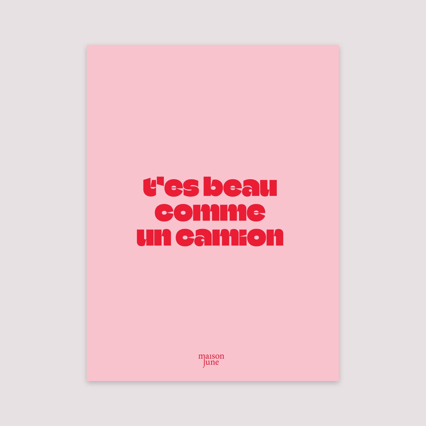 Affiche Portrait 30 x 40 cm Beau comme un camion II photo N° 2