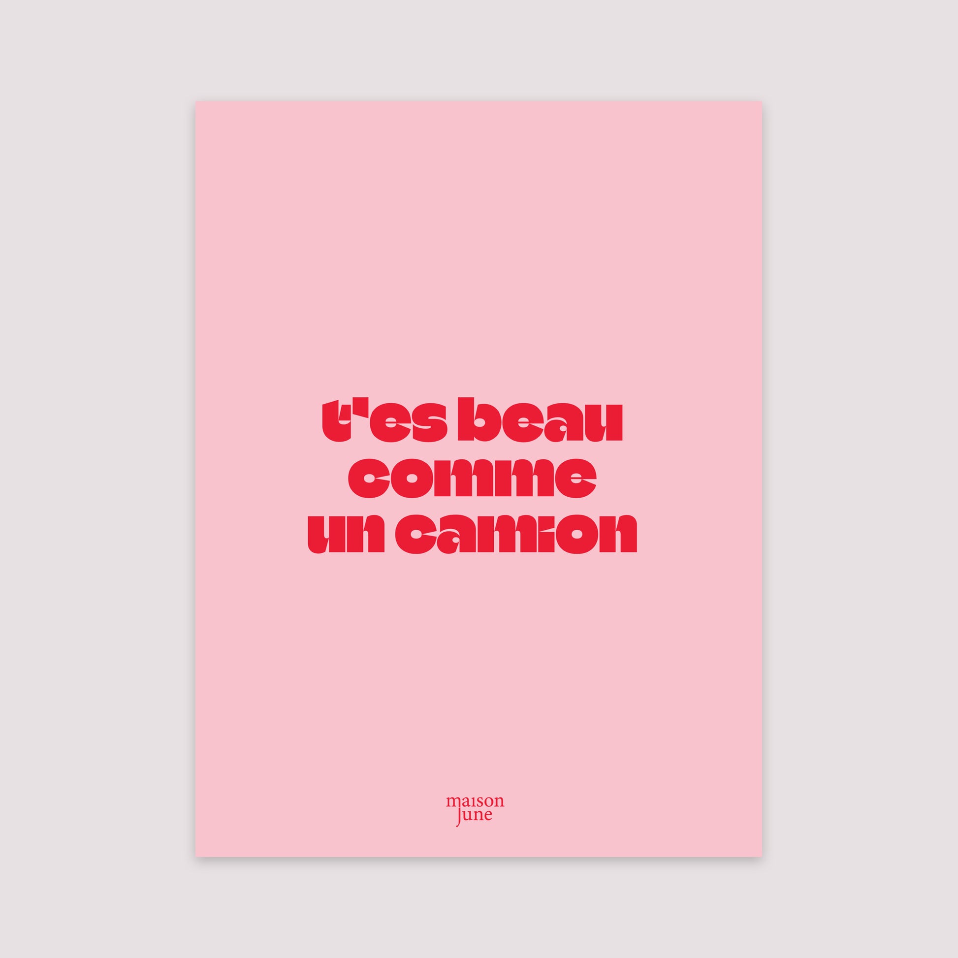 Affiche Portrait 30 x 40 cm Beau comme un camion II photo N° 2