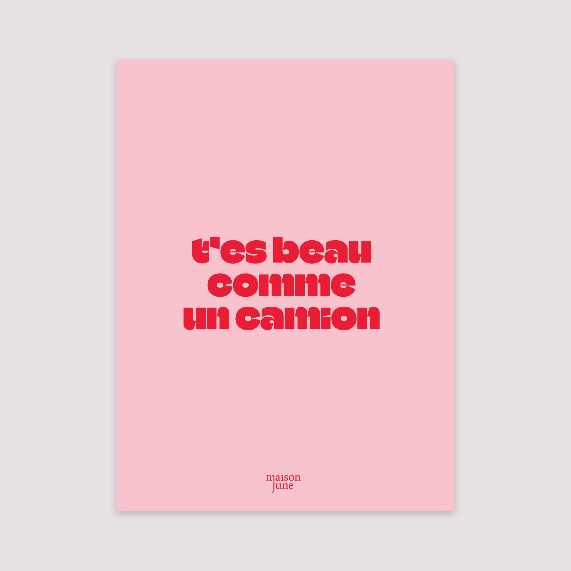 Affiche Portrait 30 x 40 cm Beau comme un camion II photo N° 2