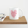 Mug Blanc Mon Humain Préf Rose photo N° 4