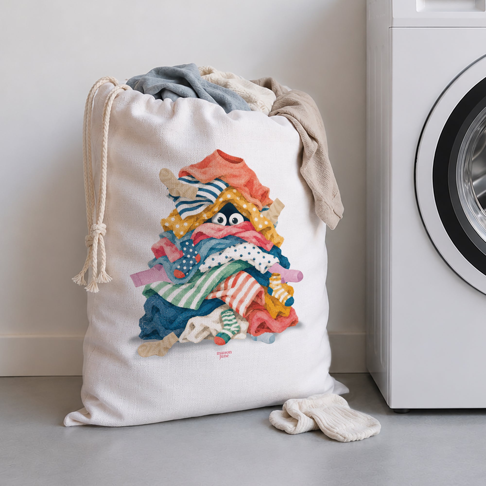 Sac à linge Grand format Le Monstre aux Chaussettes photo N° 1