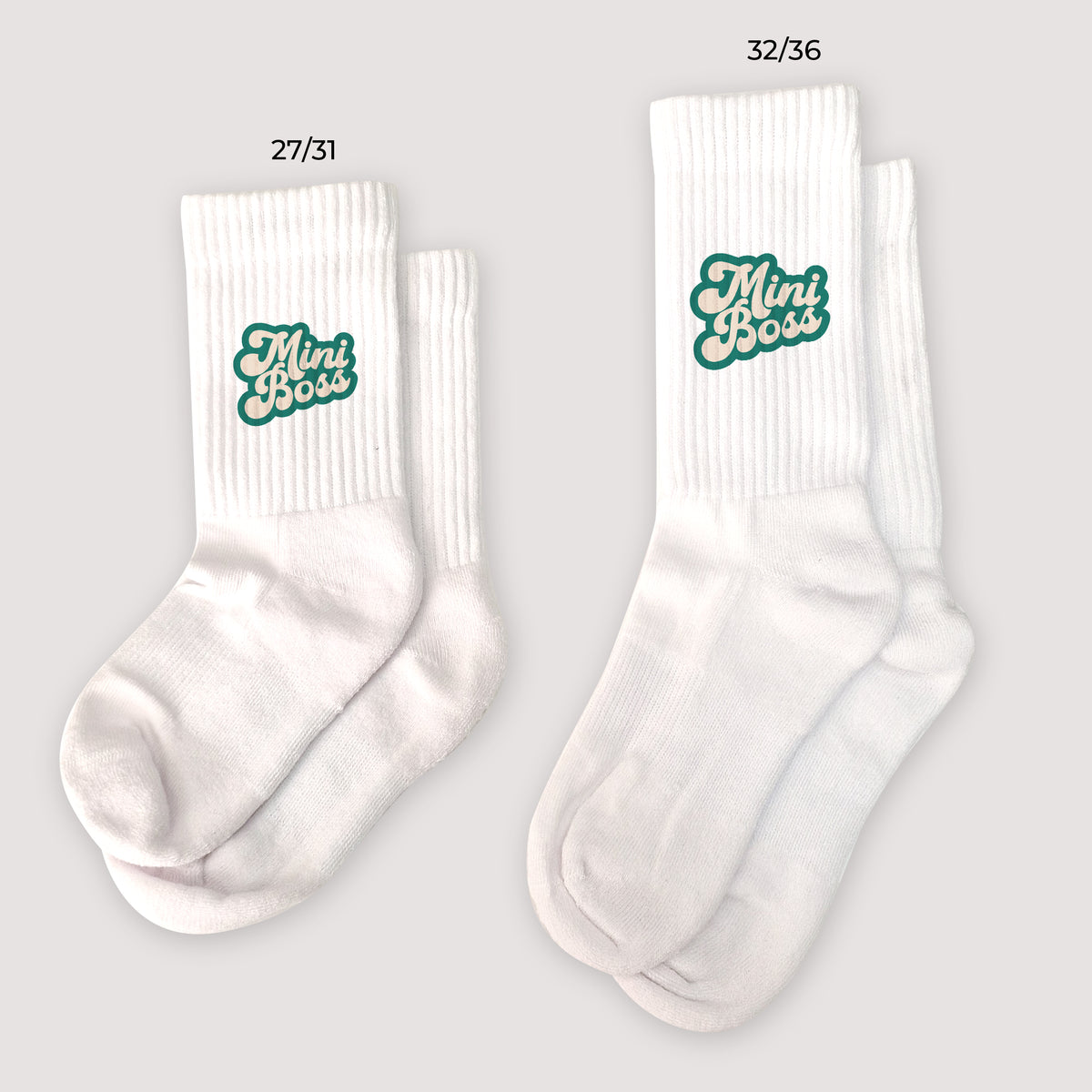 Chaussettes enfant Blanches Mini Boss photo N° 1