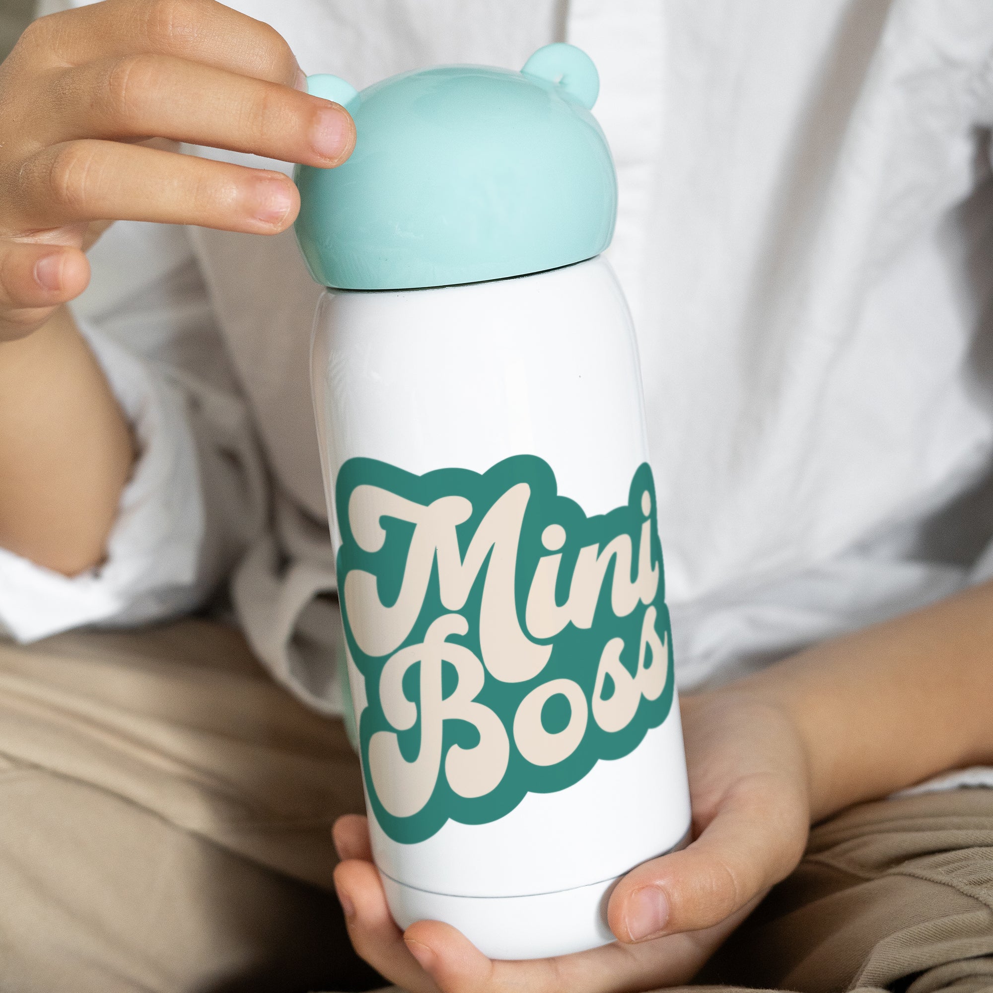 Gourde enfant Bleue, 32 cl Mini Boss photo N° 1
