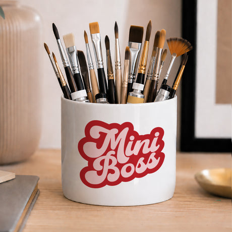 Pot à crayons 48 cl Mini Boss Rose