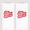Chaussettes enfant Blanches Mini Boss Rose photo N° 3