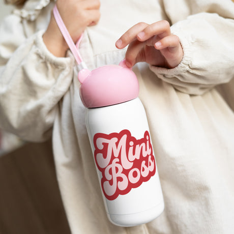 Gourde enfant Rose, 32 cl Mini Boss Rose