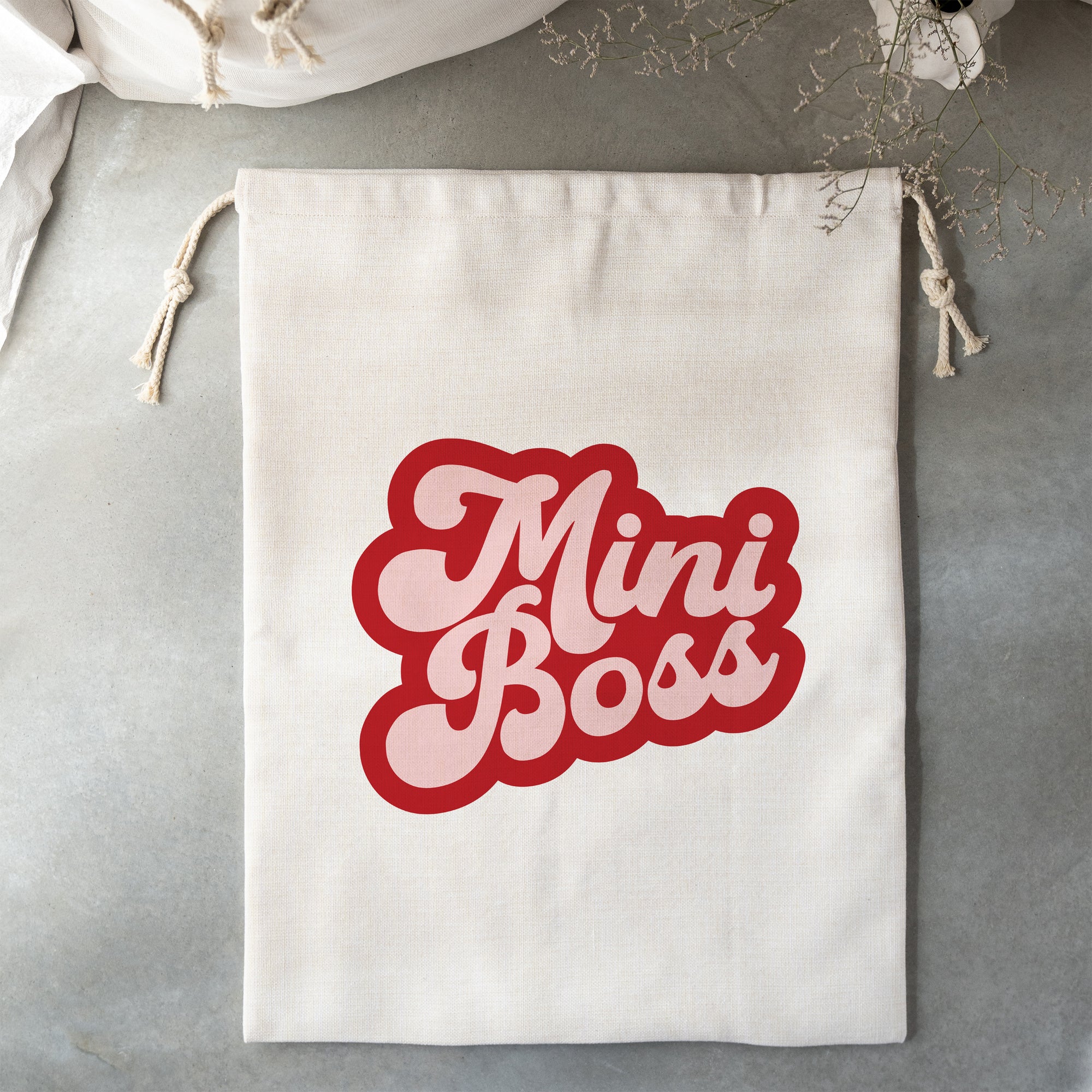 Sac à linge Grand format Mini Boss Rose photo N° 2