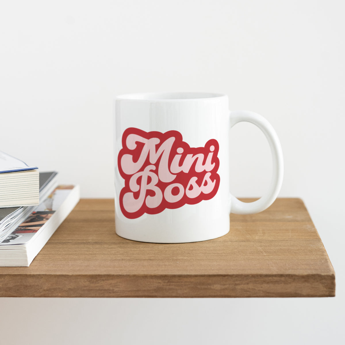 Mug Blanc Mini Boss Rose photo N° 4