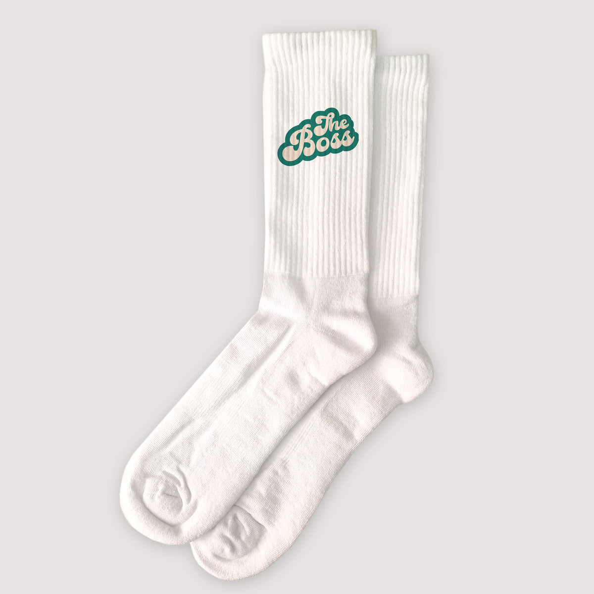 Chaussettes homme Blanches C'est qui le Boss ? photo N° 1