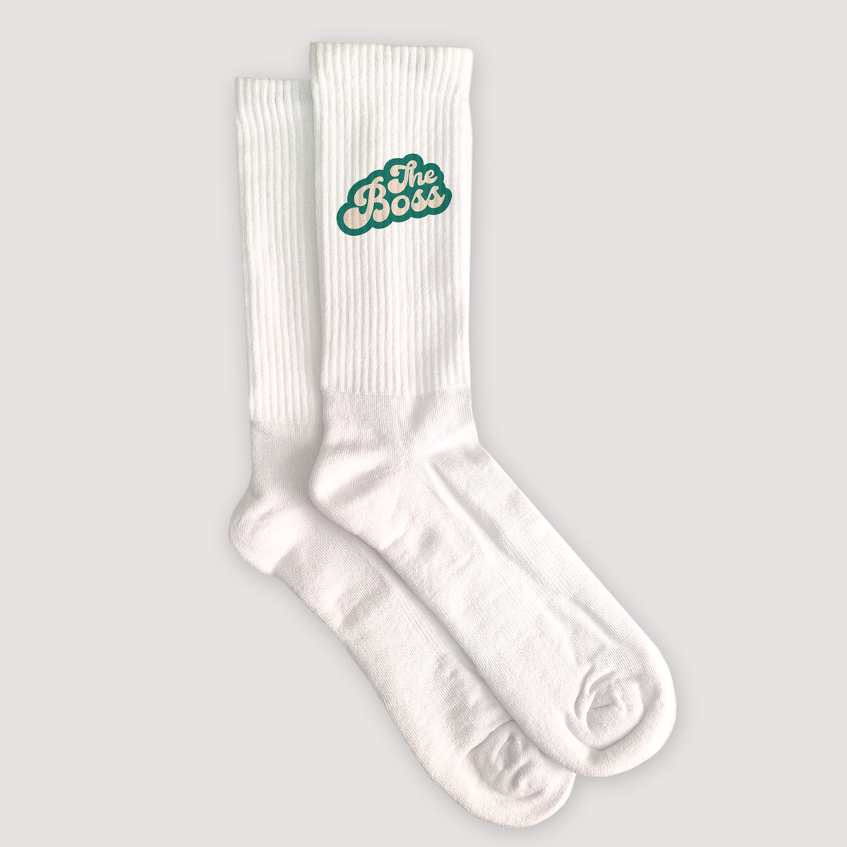 Chaussettes homme Blanches C'est qui le Boss ? photo N° 3