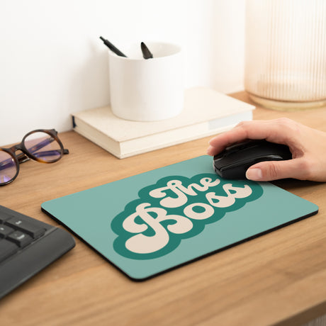 Tapis de souris Rectangle C'est qui le Boss ?