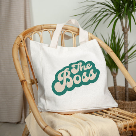 Tote bag Anse en toile C'est qui le Boss ?