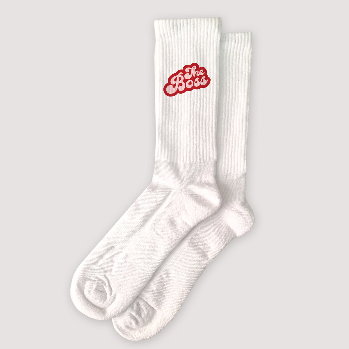 Chaussettes femme Blanches C'est qui la Boss ? photo N° 1