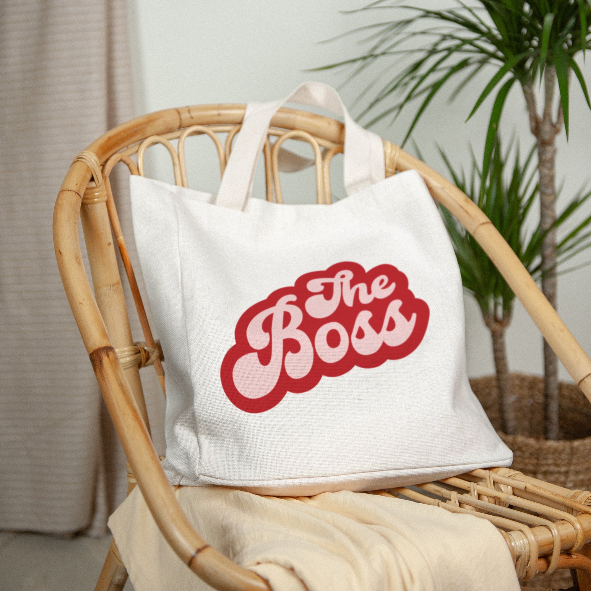 Tote bag Anse en toile C'est qui la Boss ? photo N° 2