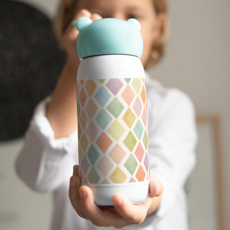 Gourde enfant Bleue, 32 cl Kaléidoscope