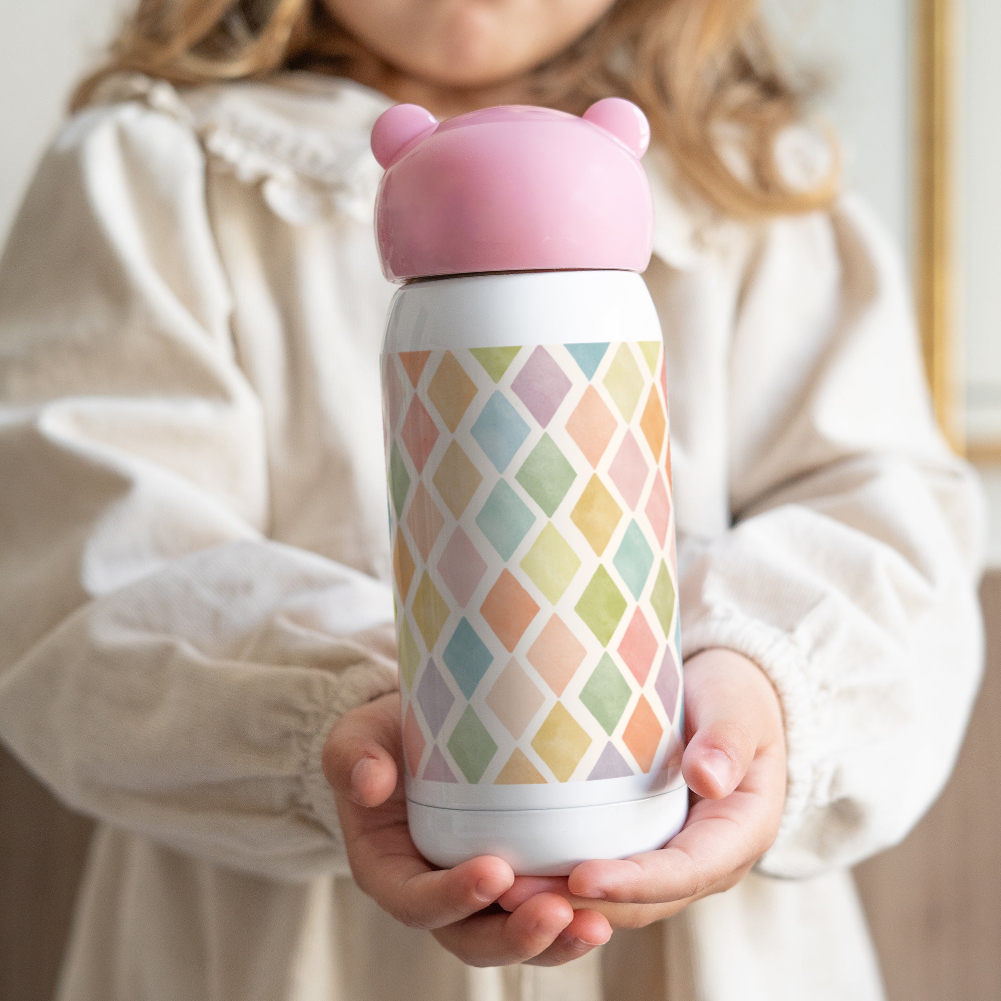 Gourde enfant Rose, 32 cl Kaléidoscope photo N° 1