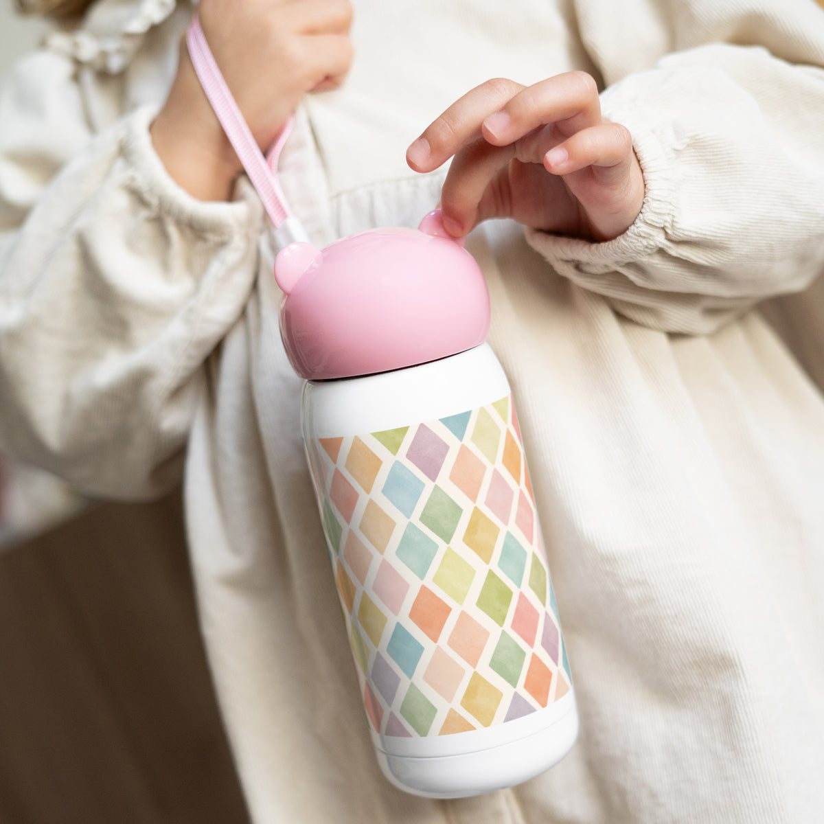 Gourde enfant Rose, 32 cl Kaléidoscope photo N° 2