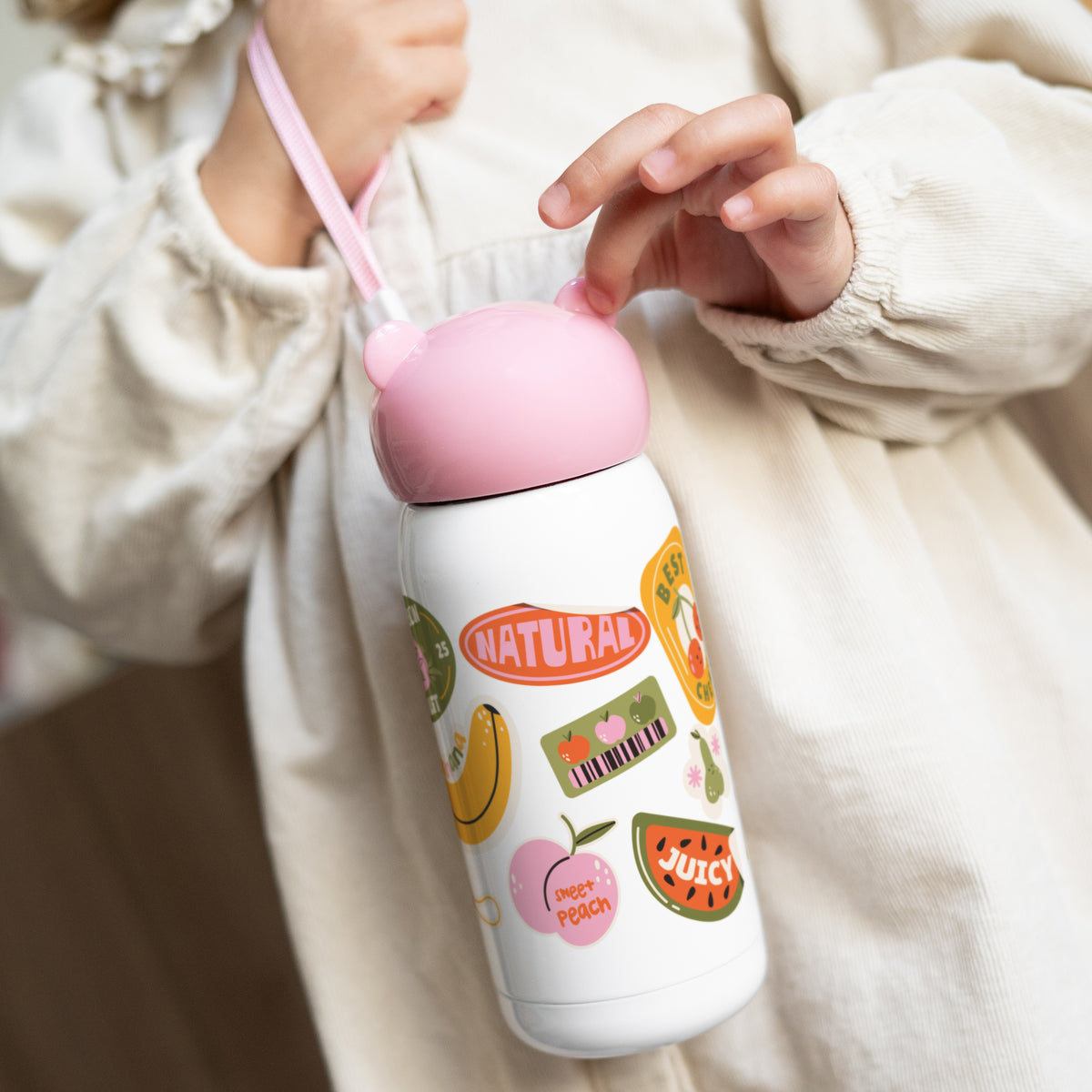 Gourde enfant Rose, 32 cl Tutti Frutti photo N° 2