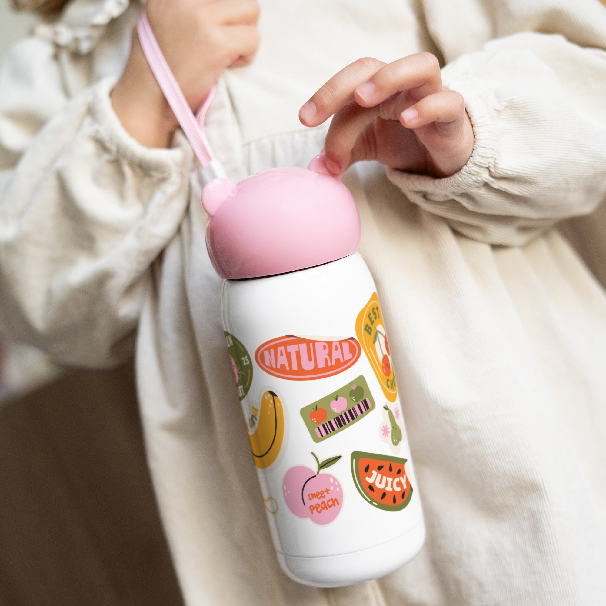 Gourde enfant Rose, 32 cl Tutti Frutti photo N° 2