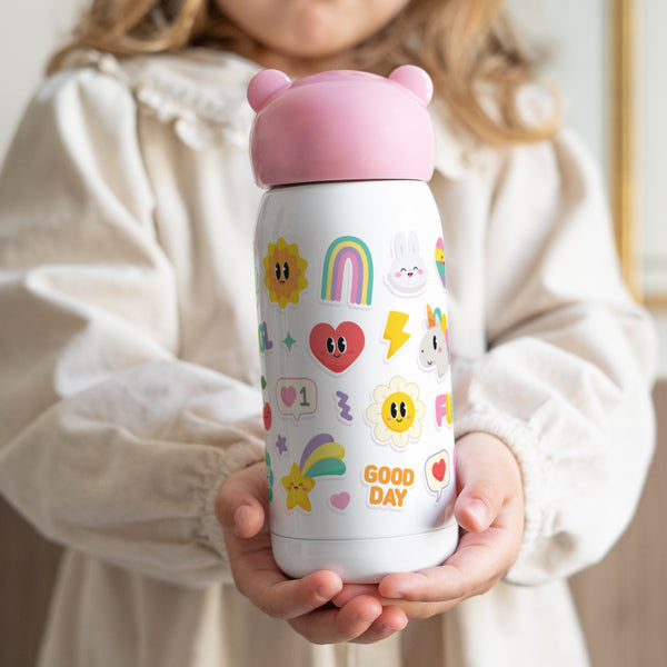 Gourde enfant Rose, 32 cl Good Vibes photo