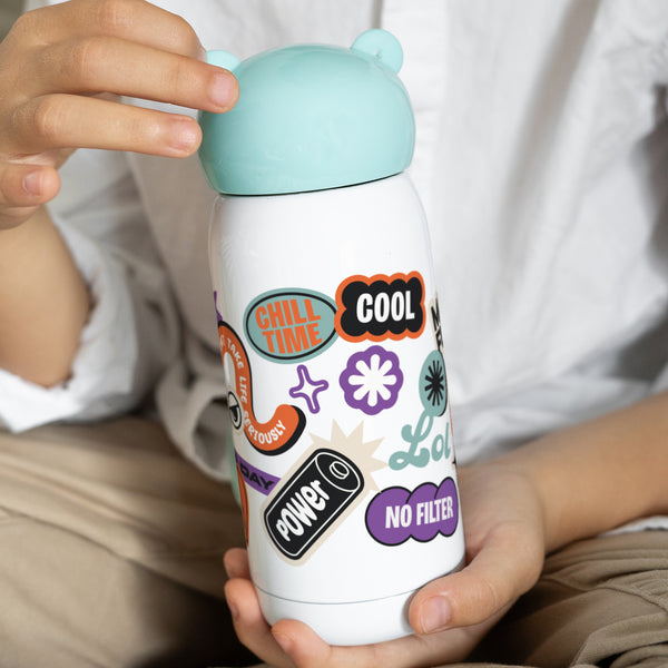 Gourde enfant Bleue, 32 cl Just Chill photo