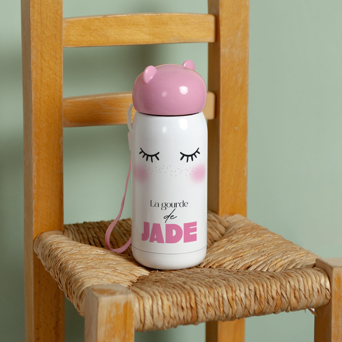 Gourde enfant Rose, 32 cl Frimousse photo N° 3