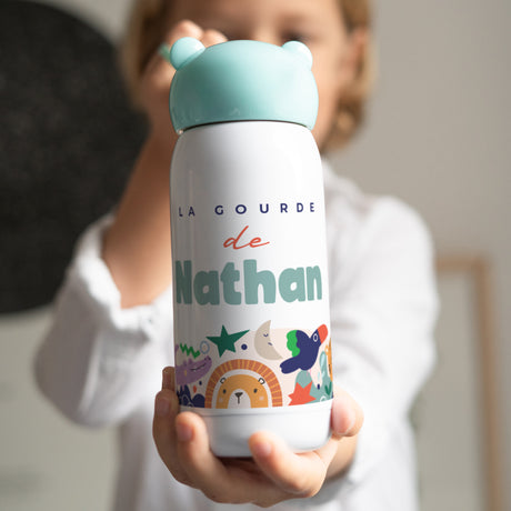 Gourde enfant Bleue, 32 cl Mini Roi
