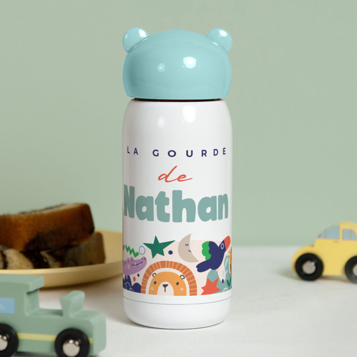 Gourde enfant Bleue, 32 cl Mini Roi photo N° 3