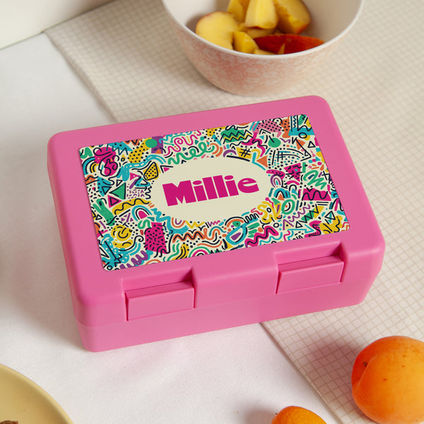 Boite goûter Rose Color Boom photo