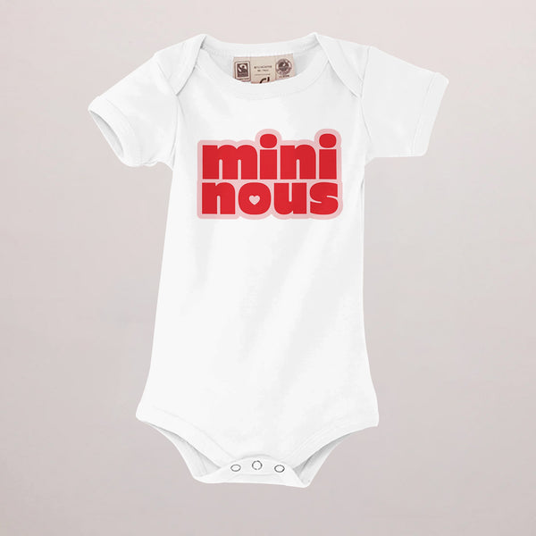 Body personnalisé Naissance blanc recto Mini Nous photo